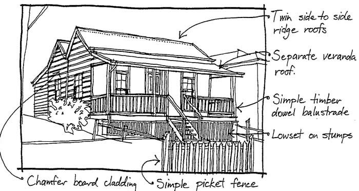 M - roof Cottage- House Style Brisbane
