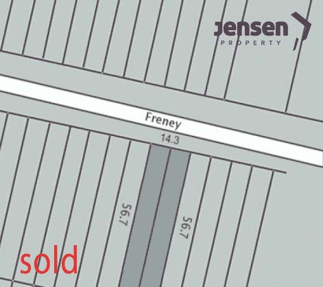 Freney Street Sold - 2 lots 810m2